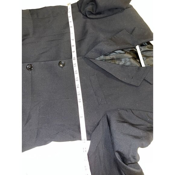 Emanuel Ungaro Mens Black Wool Suit Jacket Blazer 39L/33W - Picture 3 of 5